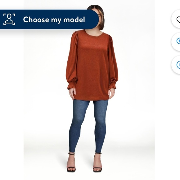 Blouses for Women Dressy Puff Sleeve Tunic Tops Casual Fall Shirts - Picture 4 of 12